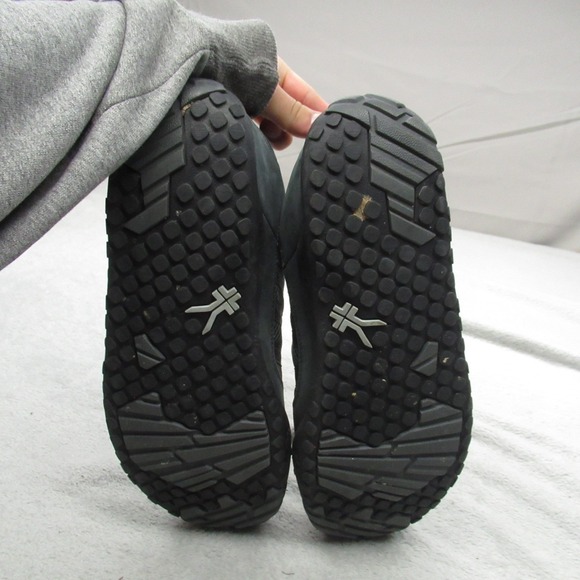Kuru Mens‎ 11.5 Wide Hiking Shoes Black Chicane Lightweight Mesh Running Outdoor main image 16